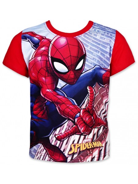 Chlapecké tričko s krátkým rukávem Spiderman - modré