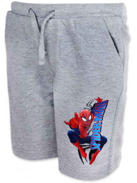 Chlapčenské kraťasy Spiderman - sv. šedé