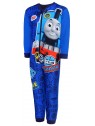 Chlapčenské pyžamo overal Mašinka Tomáš - modré