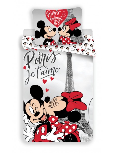 Bavlněné povlečení Mickey a Minnie v Paříži ❤ (Disney)