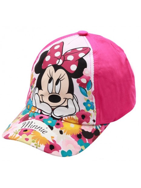 Dievčenská šiltovka Minnie Mouse (Disney) - tm. ružová