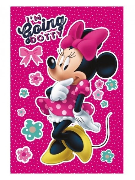 Dětská růžová fleecová deka Minnie Mouse - Disney