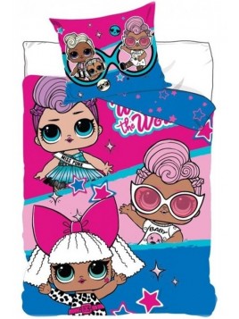 Detské posteľné bavlnené obliečky L.O.L. Surprise!