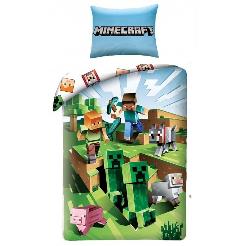 Bavlněné ložní povlečení Minecraft - MNC