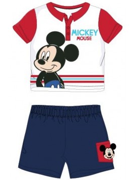 Kojenecký letní set Mickey Mouse - Disney - červený