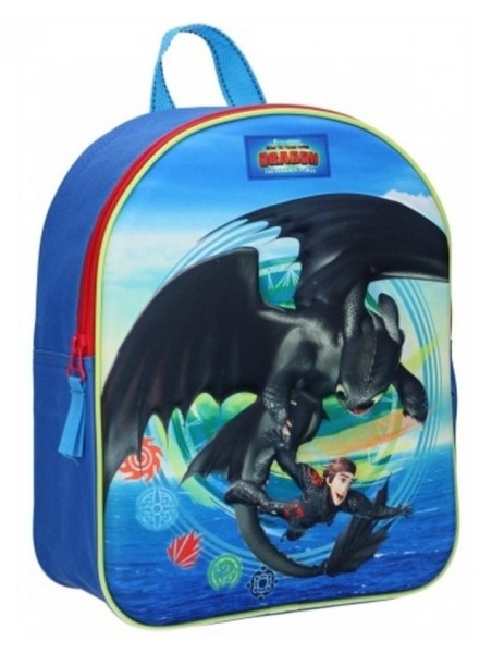 Detský batoh Ako vycvičiť draka DRAGON - modrý