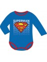 Dojčenské body s dlhým rukávom SUPERMAN