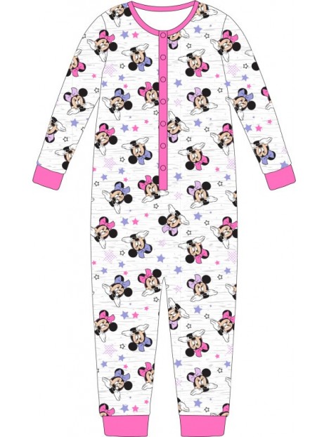Dívčí pyžamo overal Minnie Mouse / Disney - šedé