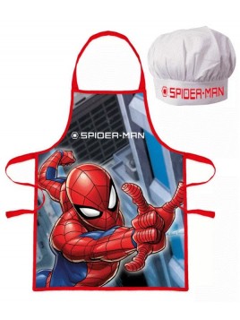 Detská zástera a kuchárska čiapka Spiderman / MARVEL