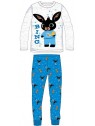 Chlapecké bavlněné pyžamo králíček Bing - šedo / modré