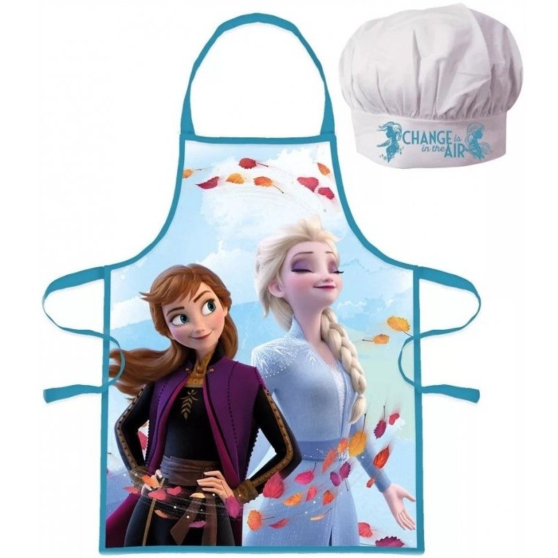 Dětská zástěra a kuchařská čepice Ledové Království - Frozen