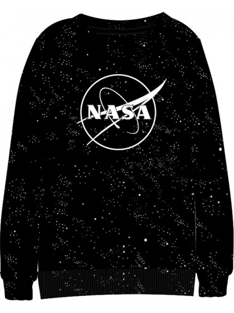 Chlapčenská mikina NASA - čierna