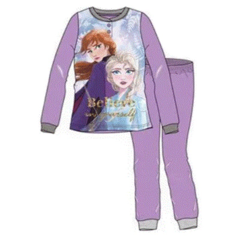 Dievčenské pyžamo Ľadové kráľovstvo / Frozen 2 - fialové