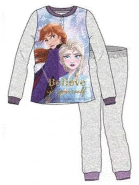 Dívčí pyžamo Ledové království / Frozen 2 - šedé