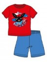 Chlapecké letní bavlněné pyžamo zajíček Bing - červené