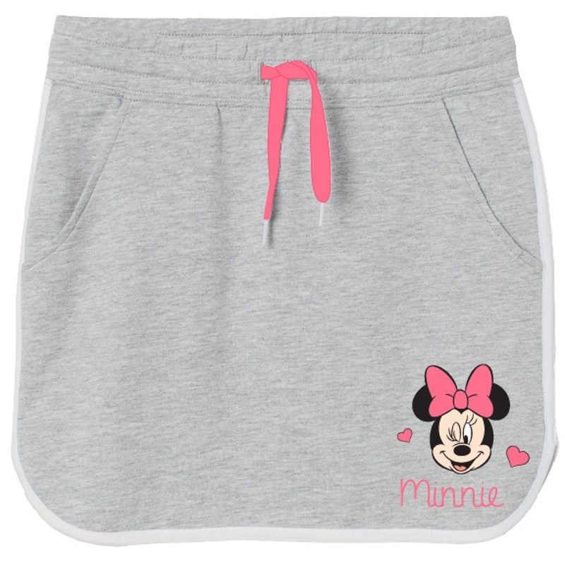 Dievčenská sukne Minnie Mouse - šedá