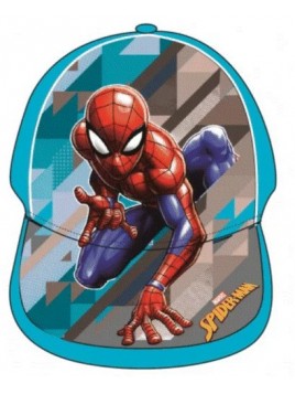 Chlapecká kšiltovka Spiderman - tyrkysová