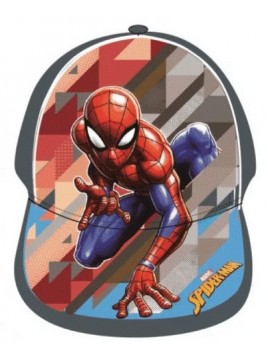Chlapecká kšiltovka Spiderman - šedá