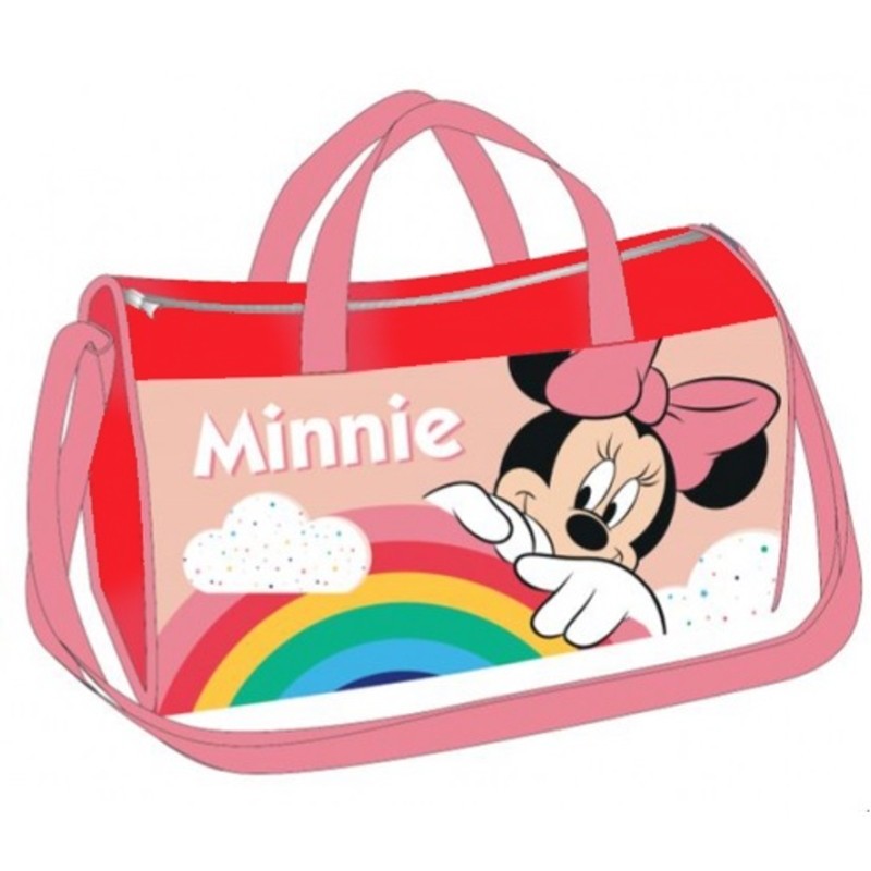 Športová taška Minnie Mouse - červená