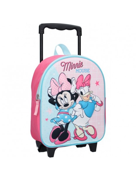 Dětský cestovní kufr na kolečkách Minnie Mouse a Daisy