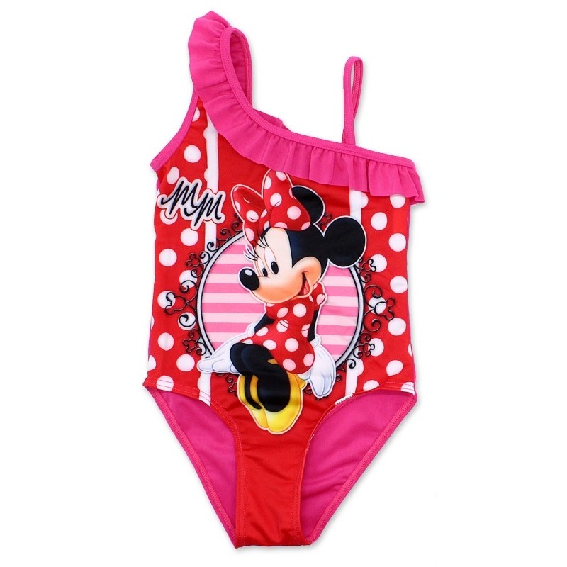 Dievčenské jednodielne plavky Minnie Mouse - Disney - tm. ružové