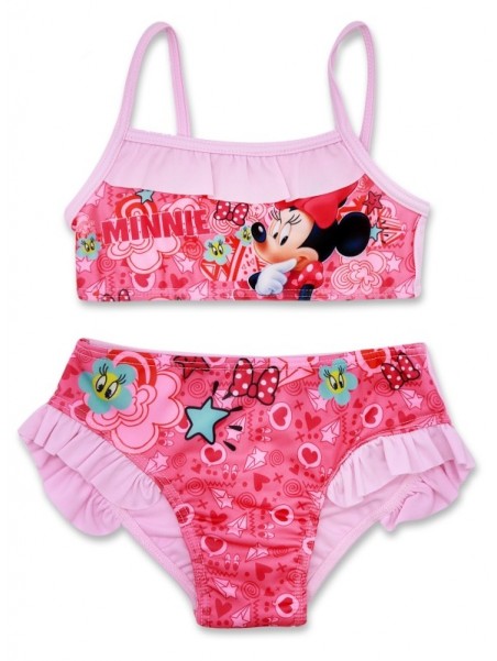 Dívčí dvoudílné plavky Minnie Mouse Disney - sv. růžové