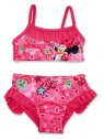 Dievčenské dvojdielne plavky Minnie Mouse Disney - tm. ružové