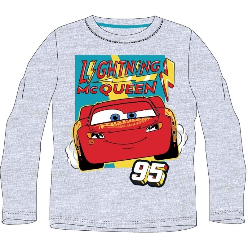 Chlapecké tričko s dlouhým rukávem Auta - Blesk McQueen 95