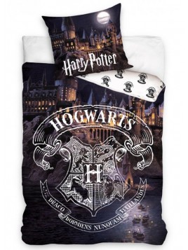Bavlnené posteľné obliečky Harry Potter Hogwarts - Rokfort