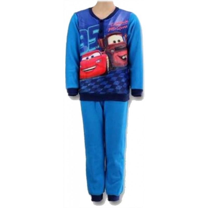 Chlapecké zimní pyžamo Auta - Blesk McQueen - sv. modré