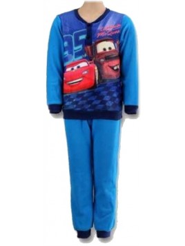Chlapčenské zimné pyžamo Autá - Blesk McQueen - sv. modré