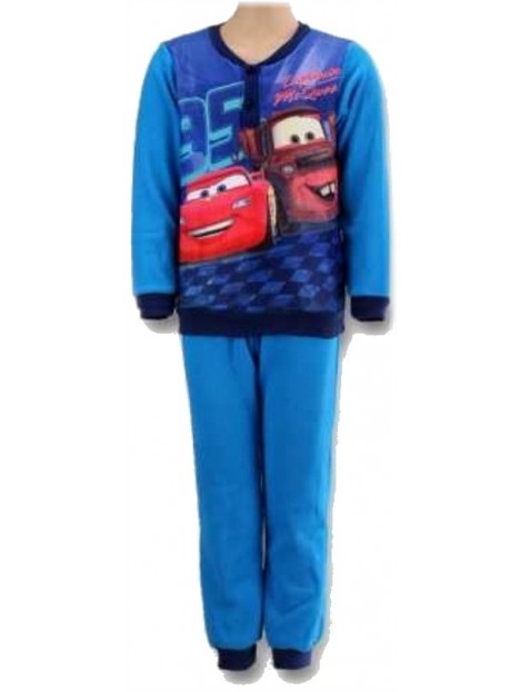 Chlapecké zimní pyžamo Auta - Blesk McQueen - sv. modré