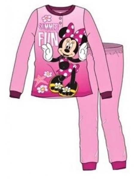Dívčí bavlněné pyžamo Minnie Mouse - sv. ružové