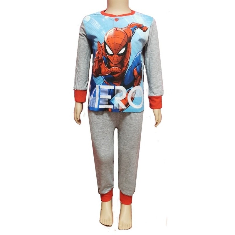 Chlapčenské pyžamo Spiderman - MARVEL - šedé