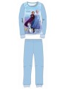 Dívčí bavlněné pyžamo Ledové království / Frozen - modré
