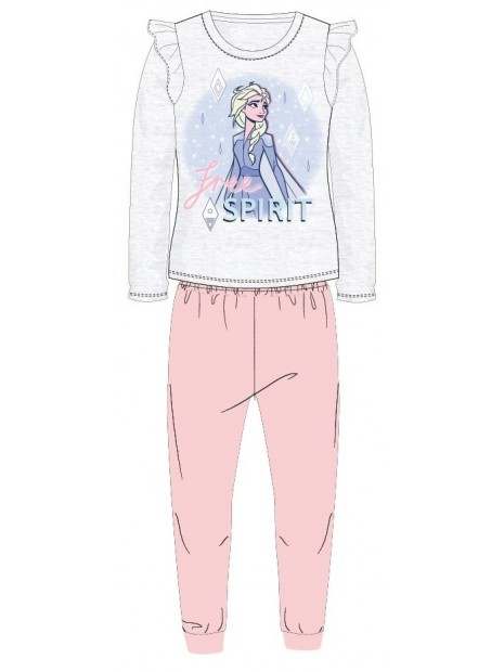 Dievčenské pyžamo Ľadové kráľovstvo / Frozen - Elsa - šedé