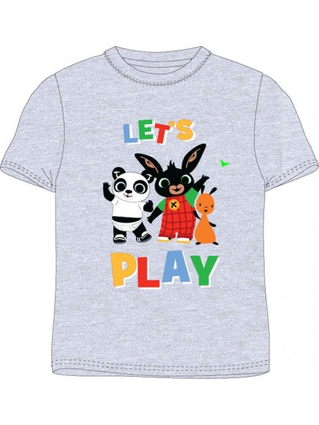 Chlapčenské tričko s krátkym rukávom Zajačik Bing, Flop a Pando