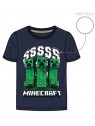 Chlapecké bavlněné tričko s krátkým rukávem Minecraft - Creeper