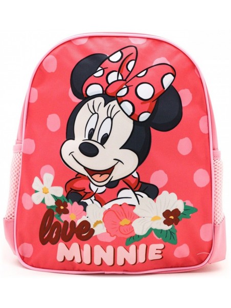 Dievčenský batoh Minnie Mouse - kvety