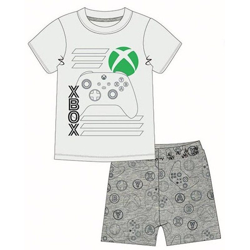 Detské letné pyžamo XBOX - biele