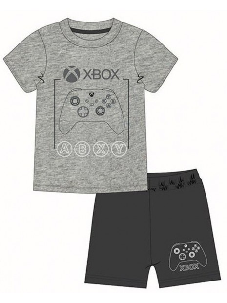 Chlapčenské letní pyžamo XBOX - šedé