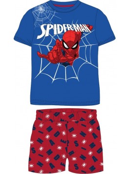 Chlapčenské letní pyžamo Spiderman MARVEL - modré