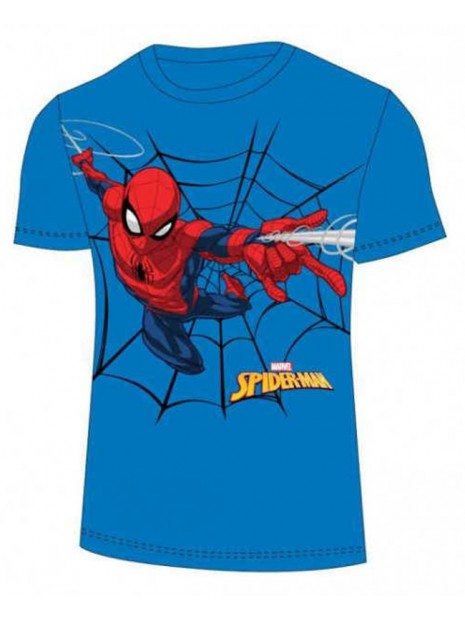 Chlapecké tričko s krátkým rukávem Spiderman - modré