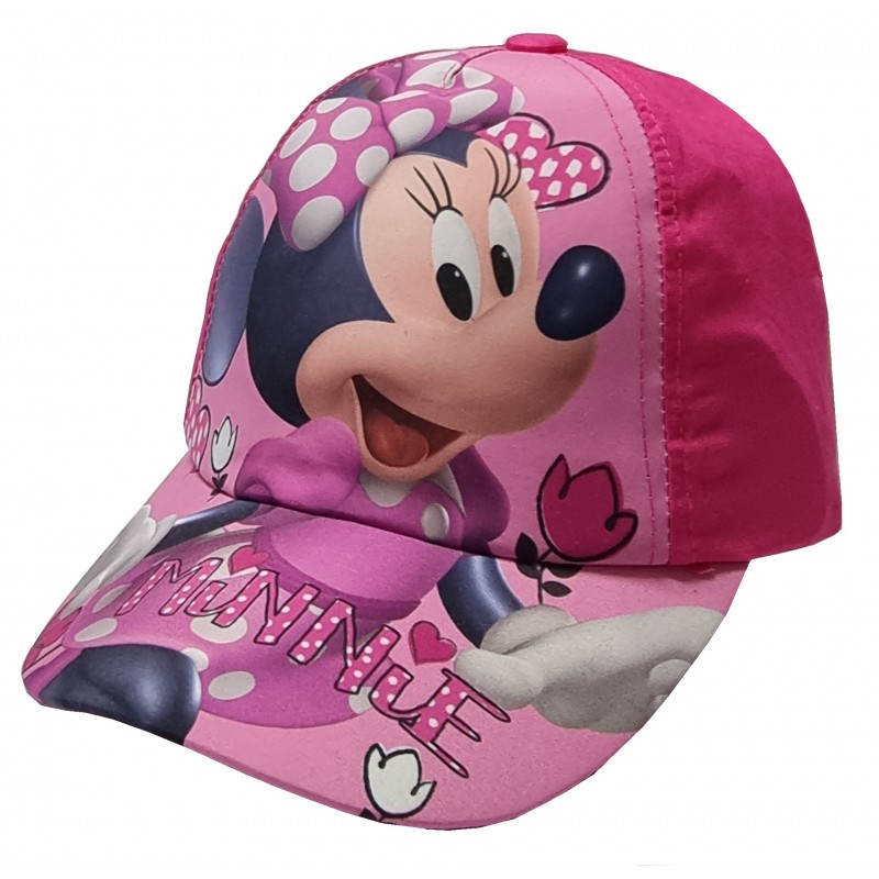 Dívčí kšiltovka Minnie Mouse - Disney - tm. růžová