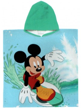 Chlapčenské bavlnené pončo osuška s kapucňou Mickey Mouse - Disney