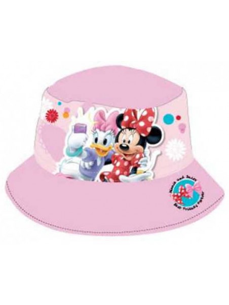 Dievčenský klobúčik Minnie Mouse a Daisy - sv. ružový