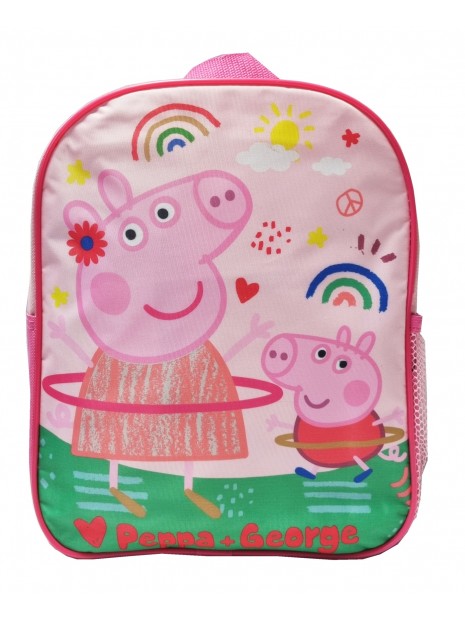 Dětský předškolní batoh Prasátko Peppa - růžový