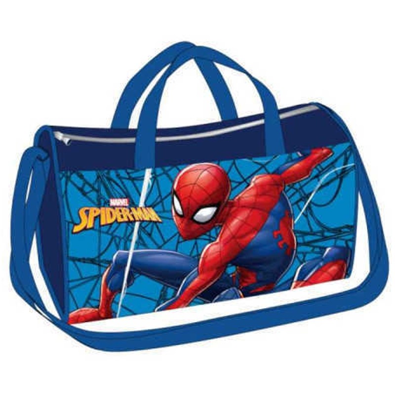 Detská športová taška Spiderman MARVEL-tm. modrá