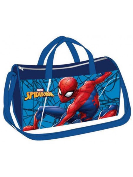 Dětská sportovní taška Spiderman MARVEL- tm. modrá