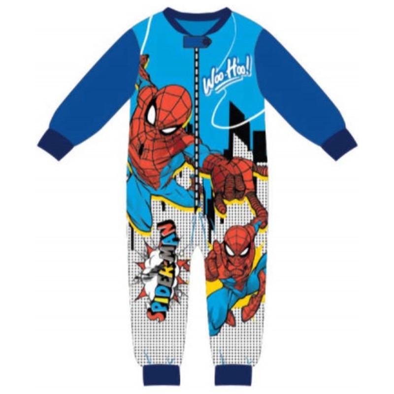 Chlapecké pyžamo overal Spiderman MARVEL - modré